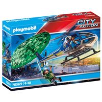 Playmobil City Action Hélicoptère et Policiers d'Elite n°9363 - Monsieur  Jouet