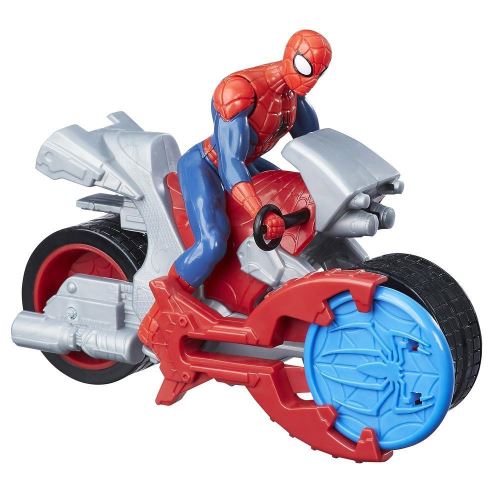 Figurine Spiderman Blast 'n Go : Spider-Man avec moto Hasbro