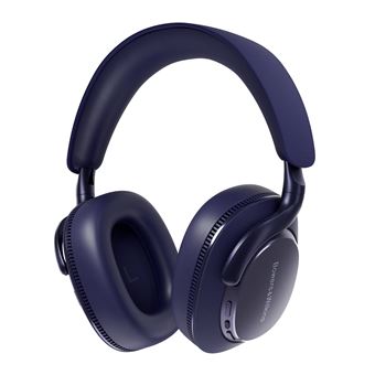 Casque circum-aural sans fil Bowers & Wilkins Px7 S3 Bluetooth avec réduction active du bruit Bleu Indigo