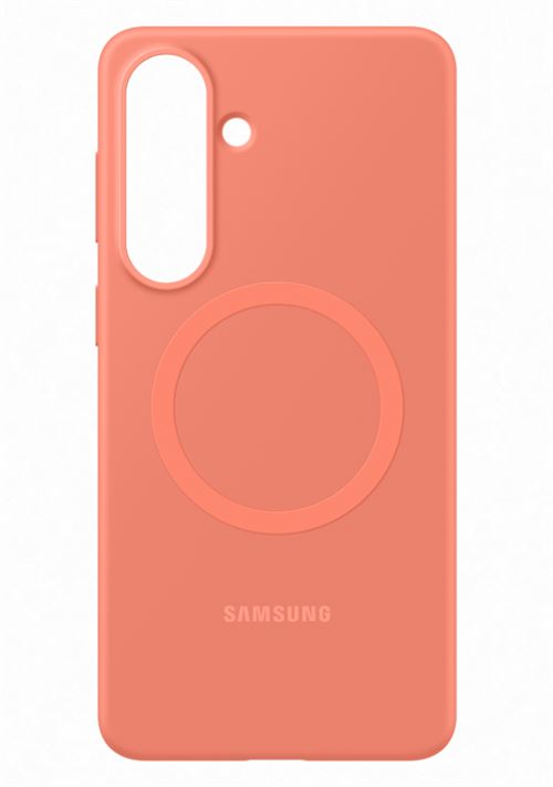 Coque en silicone Magnet Rouge corail pour Samsung Galaxy S26+