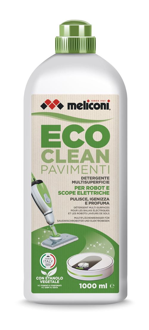 Détergeant multi surfaces Meliconi Eco Clean Blanc