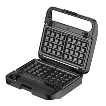 Gaufrier et croque-monsieur Trisa Snack Mate 7378.4245 850 W Noir