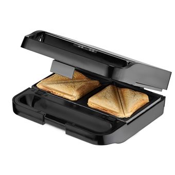 Gaufrier et croque-monsieur Trisa Snack Mate 7378.4245 850 W Noir