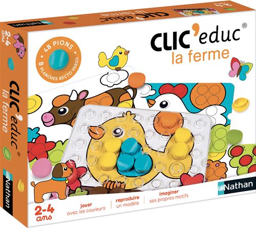 Jeu éducatif Clic’educ la ferme Nathan