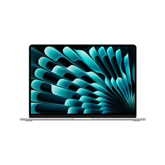 Apple MacBook Air 15,3" 512Go SSD 8Go RAM Puce M3 CPU 8 cœurs GPU 10 cœurs Argent Nouveau
