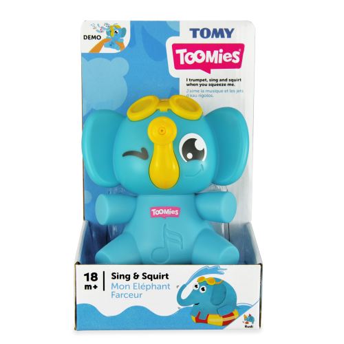 Jouet pour le bain Tomy Mon &eacute;l&eacute;phant farceur