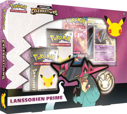 Carte à collectionner Asmodée Jeu de cartes Pokémon Collection Célébrations Lanssorien Prime 25 ans