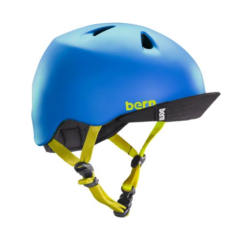 Casque de vélo Bern Nino Taille S/M Bleu Mat