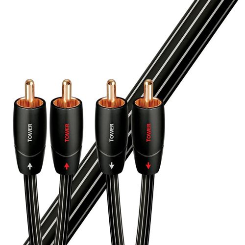 Câble audio RCA Audioquest Tower 2 m Noir