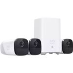 Pack de caméras de surveillance connectée EufyCam 2 Pro intérieure - extérieure Blanc + HomeBase 2 Blanc