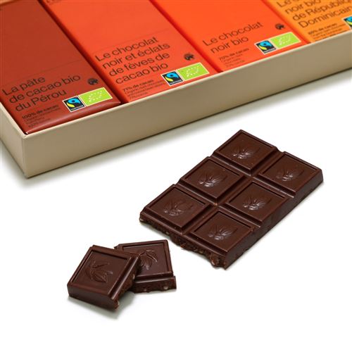 Les 6 tablettes de chocolat noir BIO - Boutique-CCFD.com