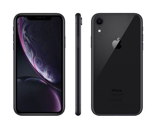 Apple iPhone Xr - 4G smartphone - double SIM / Mémoire interne 64 Go - Écran LCD - 6.1"" - 1792 x 828 pixels - rear camera 12 MP - front camera 7 MP - Telekom - noir État correct - Apple reconditionné disponible sur Fnac