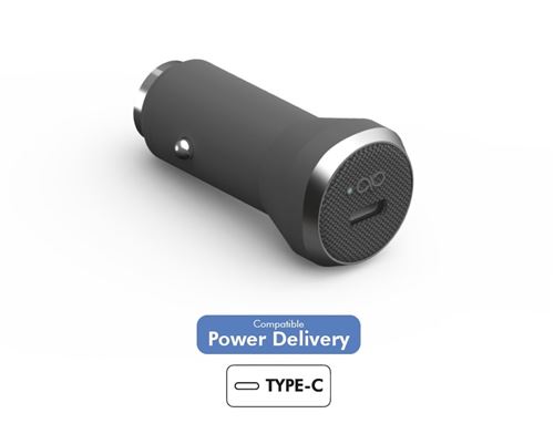 Chargeur intelligent voiture ultra-rapide Force Power Gris