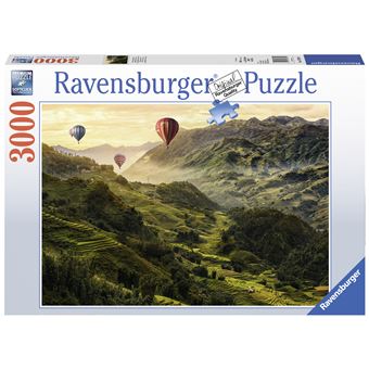 Puzzle 3000 pièces Ravensburger Terrasses de riz en Asie