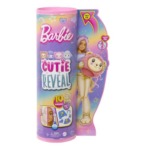 Poup&eacute;e Mattel Barbie Cutie Reveal Lion