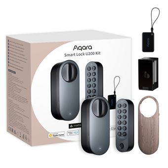 Kit Serrure connectée et Clavier AQara Smart Lock U200 Noir - 1
