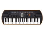 Mini clavier Casio SA-76 44 touches 100 sons 50 rythmes Noir et Orange