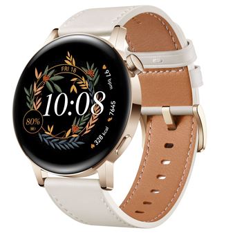 Montre connectée Huawei Watch GT 3 42mm Classic Blanc - Fnac.ch - Montre  connectée