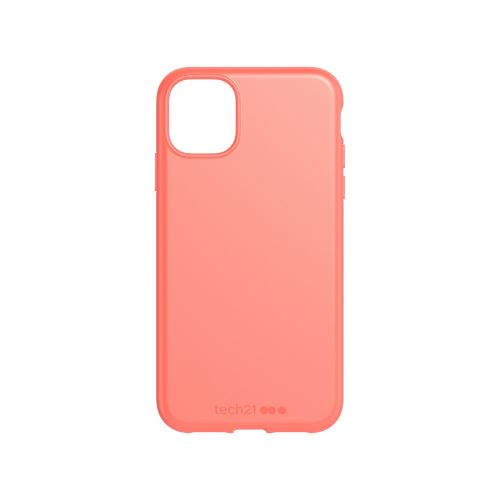 Tech21 Studio Colour - Achterzijde behuizing voor mobiele telefoon - BioShield - coral my world - voor Apple iPhone 11