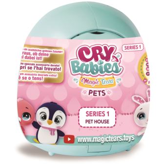 Capsule avec figurine IMC Toys Maison Pets Cry Babies Magic Tears