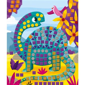 Kit créatif Janod Mosaïques dinosaures