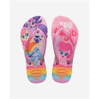 Tongs et espadrilles sportswear Havaianas Kids Slim My Little Pony Macaron Pink Taille 27-28