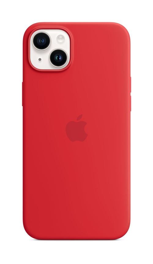 Apple Coque en silicone avec MagSafe pour iPhone 14 Plus - (PRODUCT)RED Apple iPhone 14 Plus - Neuf