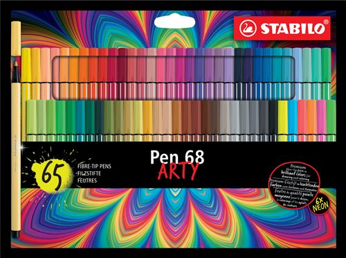 STABILO Pen 68 - Pointe ogive - 65 pcs - STABILO - couleur variant