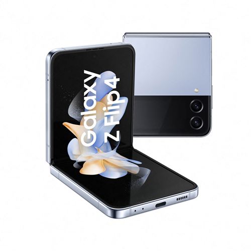 Smartphone Samsung Galaxy Z Flip4 6.7"" Nano SIM 5G 128 Go Bleu État correct - Samsung reconditionné disponible sur Fnac