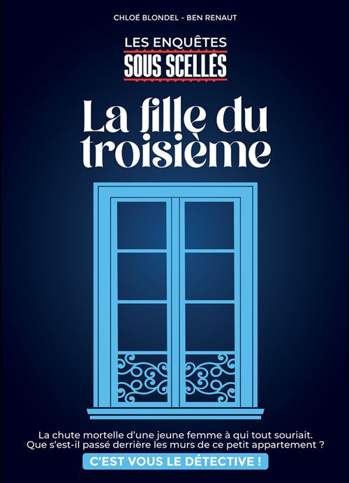 Boite de Jeu d'enquête Enigami Sous Scellés La fille du troisième