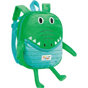 Sac à dos scolaire Kidabord Baby Lemon Ribbon Croco Vert