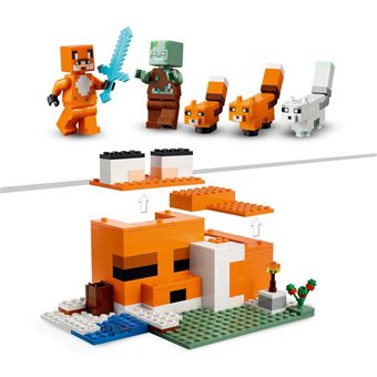 LEGO® Minecraft 21178 Le refuge renard