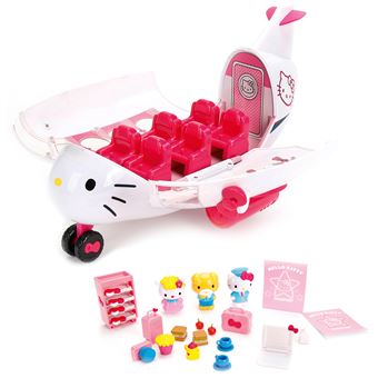 Playset Jada Hello Kitty Avion avec 3 figurines et accessoires