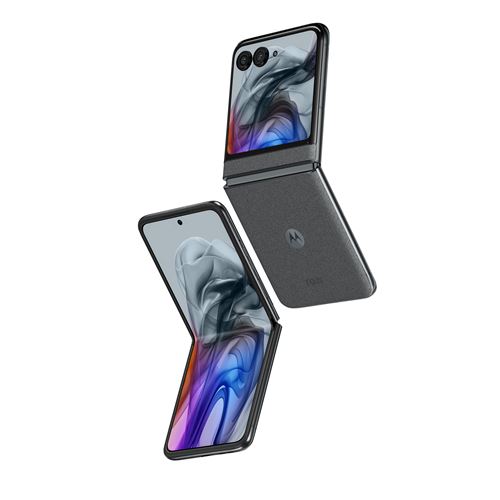 Smartphone Motorola Razr50 6,9 5G Nano SIM 256 Go Gris acier