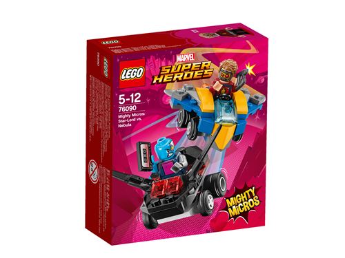 LEGO Marvel Super Heroes 76090 Mighty Micros Star Lord contre Nebula 
