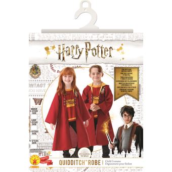 Déguisement Rubie's France Harry Potter Quidditch Top et Cape Taille 7-8  ans - Accessoire de déguisement