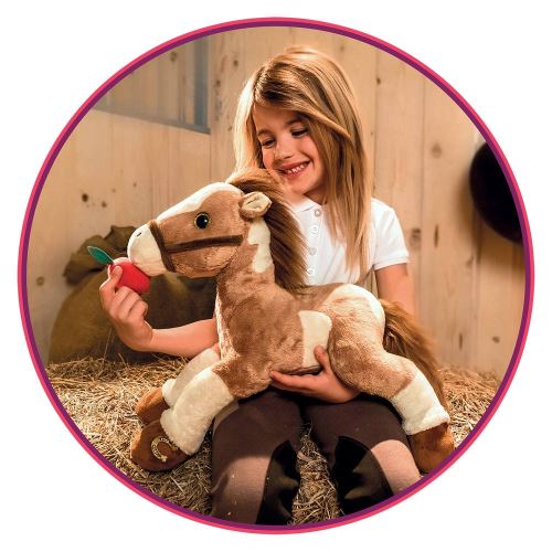 Cheval Poney En Peluche Qui Marche, Chante Et Danse – Jouet Interactif Avec Laisse – Cadeau Parfait Pour Les Petits Dès 3 Ans