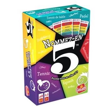 Jeu d’ambiance Goliath Nommez en 5