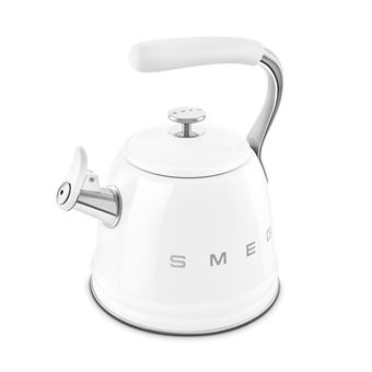 Bouilloires à sifflet 2.3l blanc Smeg WKF01WH