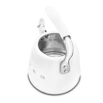 Bouilloires à sifflet 2.3l blanc Smeg WKF01WH