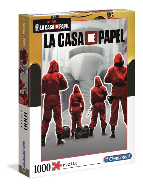 Puzzle 1000 pièces Clementoni La Casa de Papel État correct -  reconditionné disponible sur Fnac