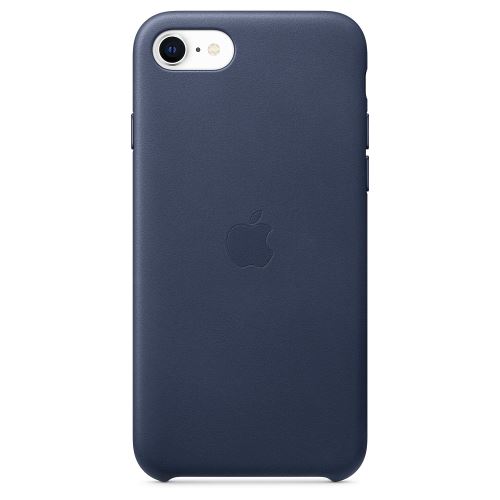 Coque en cuir Apple Bleu Nuit pour iPhone SE 2020