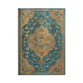 Agenda Rigide Paperblanks 2022 Chroniques Turquoises Midi 13 × 18 cm