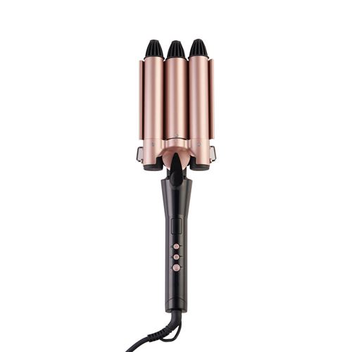 Fer À Boucler Okoia Hair-Waver3T Noir Et Rose