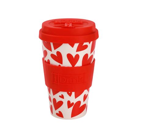 Tasse en r-pet  Itotal 435ml follow your heart