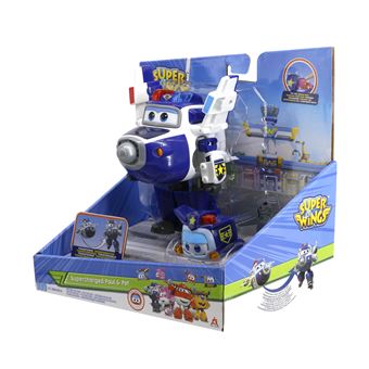 Figurine Super Wings Transforming Paul et Super Pets