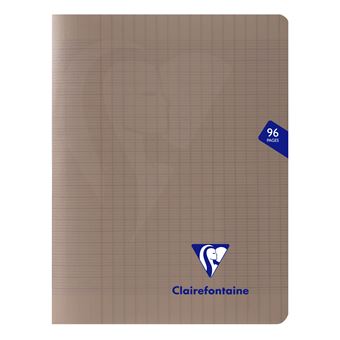 Cahier petit format Clairefontaine Mimesys 17 x 22 cm 96 pages Noir