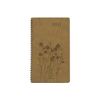 Agenda Semainier de poche Oberthur Primrose spiralé Modèle aléatoire