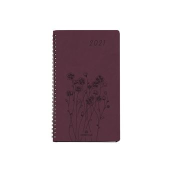 Agenda Semainier de poche Oberthur Primrose spiralé Modèle aléatoire