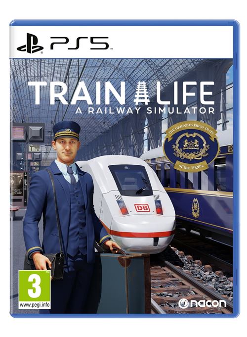 Pochette avant du jeu Train Life: A Railway Simulator PS5